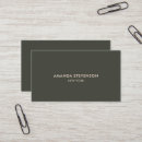 Search for dark green business cards Modern