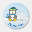 Search for penguin magnets Cartoon