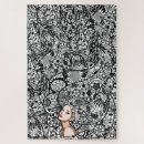 Search for womans face puzzles Lady