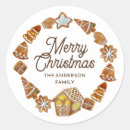 Search for gingerbread cookie stickers Merry christmas