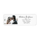 Search for photo return address labels Calligraphy