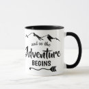 Search for the adventure begins mugs Hiking