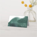 Search for watercolor place cards Green
