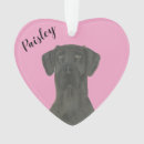 Search for black dog christmas tree decorations Pink