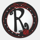 Search for initial r stickers Red