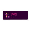 Search for 1980 return address labels Pink