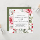 Search for floral open house invitations Greenery