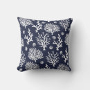 Search for coral and navy cushions Coastal