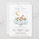 Search for over the moon baby boy shower invitations Modern