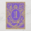 Search for once upon a time birthday invitations Gold