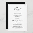 Search for engagement party invitations classic