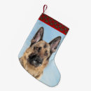Search for german shepherd christmas stockings Dog