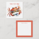 Search for crabs note cards Beach