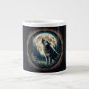 Search for moon coffee mugs Wolf