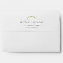 Search for unique wedding envelopes Return address
