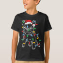 Search for french bulldog christmas tshirts Light