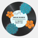 Search for vintage record stickers Music