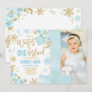 Search for winter birthday invitations Our little snowflake