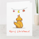 Search for funny fox christmas cards Whimsical