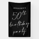 Search for 50th birthday banners Chic