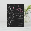 Search for pink and silver sweet 16 invitations Daughter