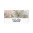 Search for apple blossoms return address labels Floral