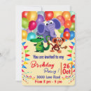 Search for crocodile party invitations Wild animals