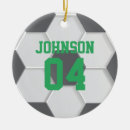 Search for soccer christmas tree decorations Green