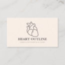 Search for heart business cards Doctor