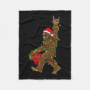Search for sasquatch blankets Santa