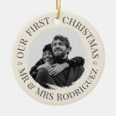 Search for first year married christmas tree decorations Black and white