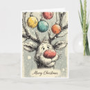 Search for reindeer christmas cards Xmas