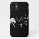 Search for dandelion flower iphone cases Black