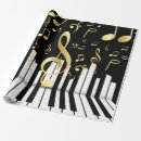 Search for piano keys wrapping paper Elegant