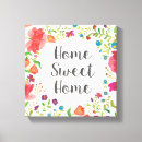 Search for home sweet home canvas prints Sentimental