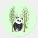 Search for cute black and white panda stickers Bamboo