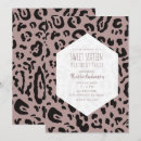 Search for pink leopard spots invitations Glam