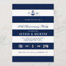 Search for nautical anniversary invitations Party