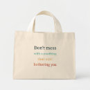 Search for mess bags Saying