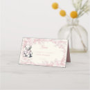 Search for bear place cards Toile de jouy