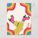 Search for roller skating postcards Retro