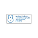Search for bunny rubber stamps Return address