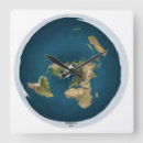 Search for be flat clocks Earth