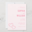 Search for romantic heart invitations Pink