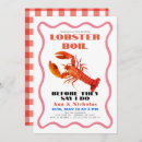 Search for lobster bake invitations Red