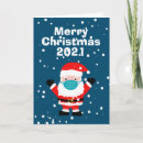 Search for mask christmas cards Pandemic