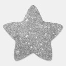 Search for silver glitter stars stickers Glam