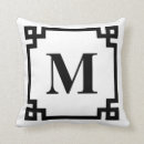 Search for greek key cushions Black and white