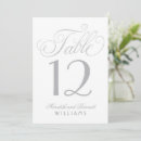 Search for glamourous table cards White