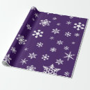 Search for purple snowflakes wrapping paper Simple